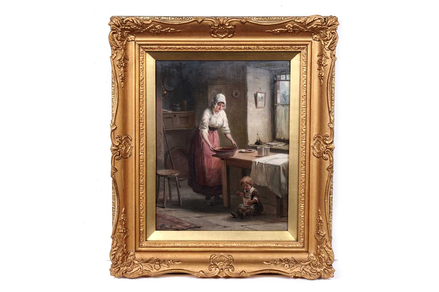 Lot 997 - Alexander Rosell - Making Raspberry Jam | oil