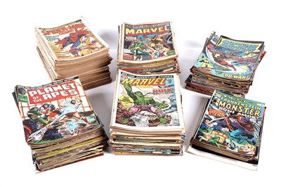 Lot 381 - British Marvel weeklies; and other comics