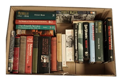 Lot 285 - A selection of hardback and other books, primarily relating to military history
