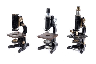 Lot 392 - Three microscopes