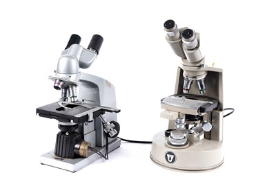 Lot 395 - Two binocular microscopes