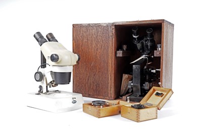 Lot 399 - Two binocular microscopes