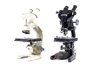 Lot 400 - Two binocular microscope