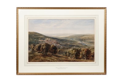 Lot 973 - Bernard Walter Evans RI RBA - Hexham from Fellside, Northumberland | watercolour