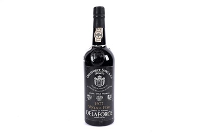 Lot 395 - A bottle of Delaforce Sons & Co 1977 Vintage Port