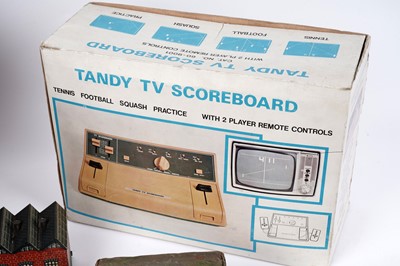 Lot 69 - A Tandy TV scoreboard; and other items