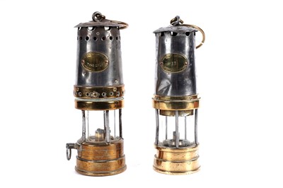 Lot 358 - A Patterson Lamps Ltd type GTL 9 deputy's relighter miner's lamp; and another