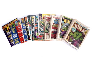 Lot 370 - Hulk comics by Marvel UK