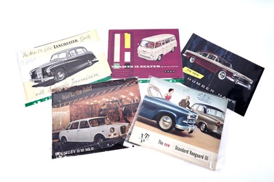 Lot 477 - A collection of vintage car booklets/manuals from the mid-1900's