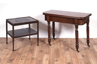 Lot 48 - Two tables; and a bookcase