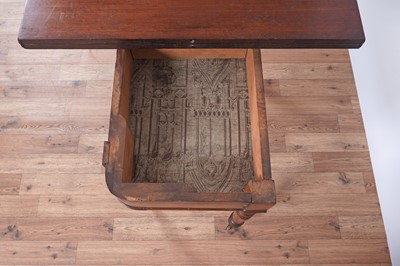 Lot 48 - Two tables; and a bookcase