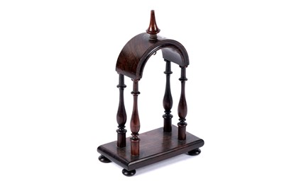Lot 200 - A Victorian rosewood pocket watch stand