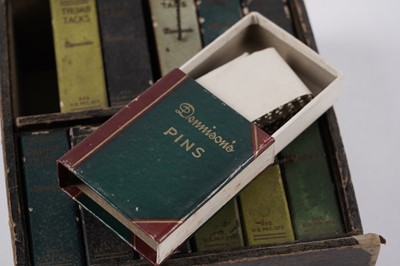 Lot 201 - ﻿An early 20th Century desk tidy; and a selection of other desk accessories