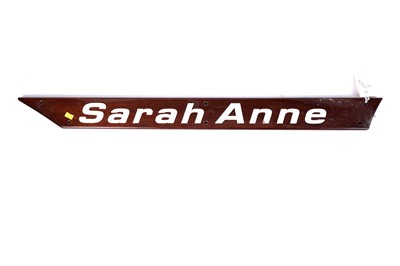 Lot 359 - A 'Sarah Anne' mahogany wall plaque