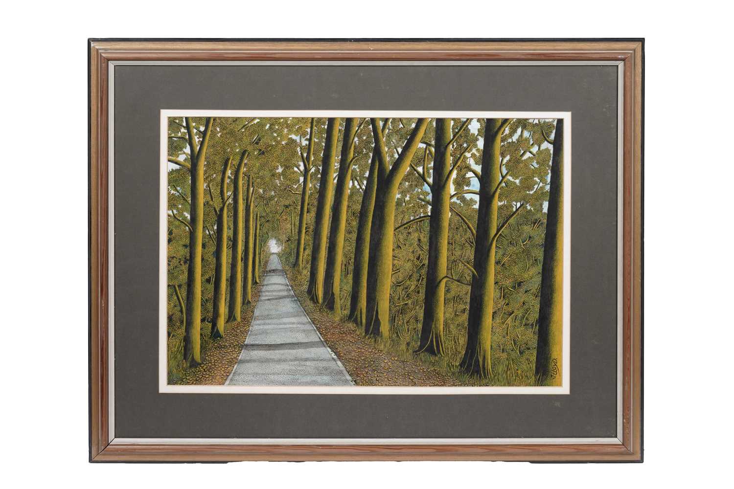 Lot 588 - James Lloyd – Forest Walk | mixed media