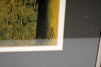 Lot 588 - James Lloyd – Forest Walk | mixed media