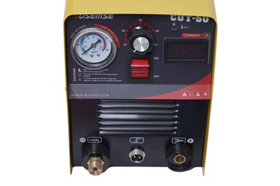 Lot 481 - A SUSEMSE Cut-50 plasma cutter; and a Mega Maxx plasma cutting table