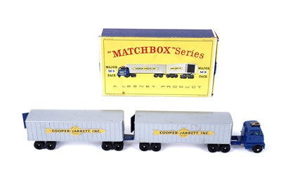 Lot 119 - A Lesney Matchbox Major M-9 Pack Inter-State Double-Freighter