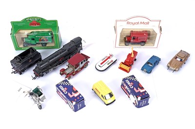 Lot 125 - A selection of Matchbox, Tri-Ang and Corgi vehicles; and other items