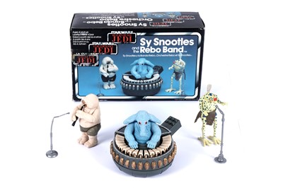 Lot 147 - A Palitoy Star Wars ‘Return of the Jedi’ Sy Snootles and the Rebo Band figure set