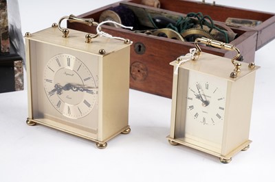 Lot 170 - A selection of clocks and a Magneto-Electric Machine
