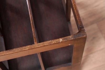 Lot 44 - A Regency mahogany canterbury