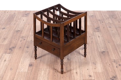 Lot 44 - A Regency mahogany canterbury