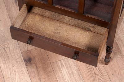 Lot 44 - A Regency mahogany canterbury