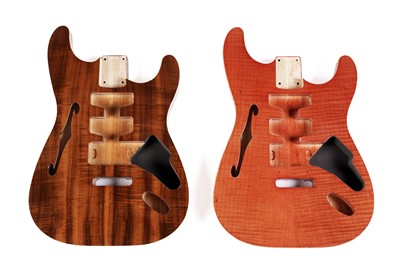 Lot 269 - Two S-type Thinline guitar bodies