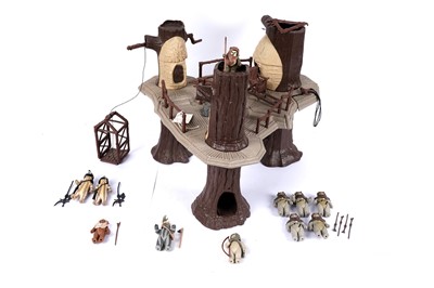 Lot 159 - A Star Wars Ewok Village; and a selection of Lucasfilm Ltd. Ewok figures