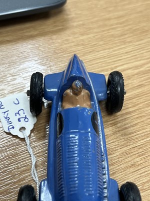 Lot 88 - A collection of unboxed Dinky Toys race cars