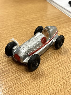 Lot 88 - A collection of unboxed Dinky Toys race cars