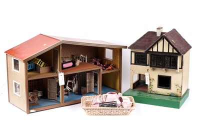 Lot 190 - A Tri-Ang vintage doll's house; and another