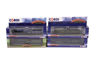 Lot 99 - A collection of Corgi Rail Legends diecast locomotives and tenders