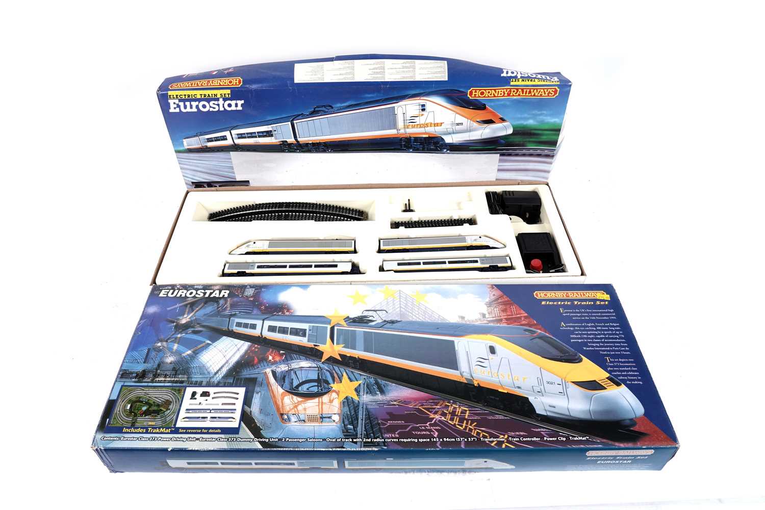 Lot 52 - Two Hornby HO gauge Eurostar electric train sets