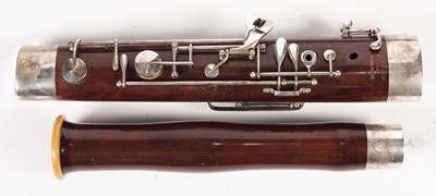 Lot 20 - A bassoon by G H Huller