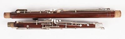 Lot 20 - A bassoon by G H Huller