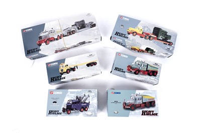 Lot 103 - A collection of Corgi Heavy Haulage diecast models