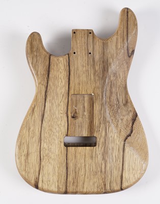 Lot 275 - A loaded S-type guitar body