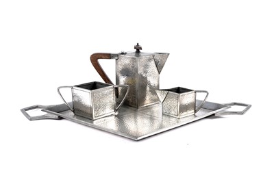 Lot 430 - A collection of pewter wares