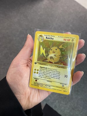 Lot 327 - Three first edition shiny Fossil set Pokémon cards