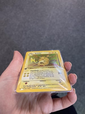 Lot 327 - Three first edition shiny Fossil set Pokémon cards