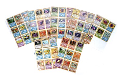 Lot 217 - A collection of first edition and other Fossil set Pokémon cards including shinies