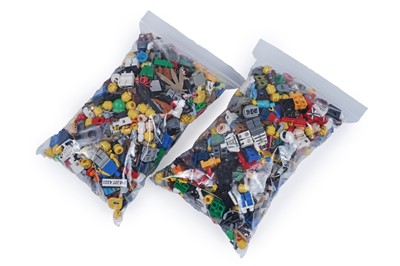 Lot 170 - A selection of LEGO Minifigures parts and accessories