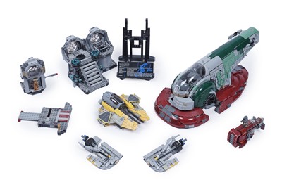 Lot 188 - A selection of built and partially built LEGO sets