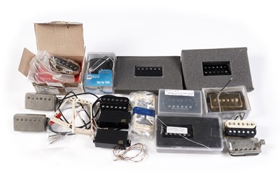 Lot 297 - A quantity of guitar pickups and mounts