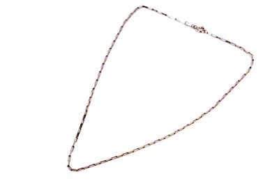 Lot 153 - A 9ct yellow gold chain necklace