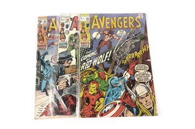 Lot 290 - The Avengers by No's. 80-82 Marvel Comics