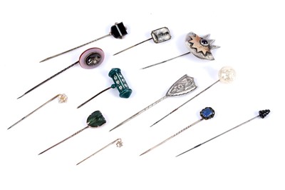 Lot 176 - A selection of antique stick pins