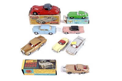 Lot 128A - A selection of diecast cars, makers including: Dinky, Corgi and others